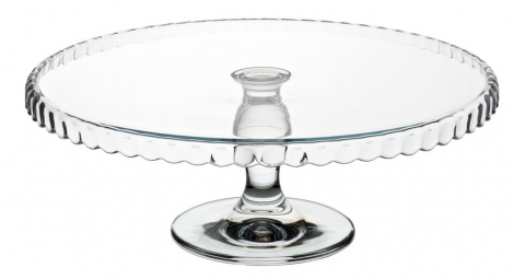 Kagefad på fod - glas, kant nedad